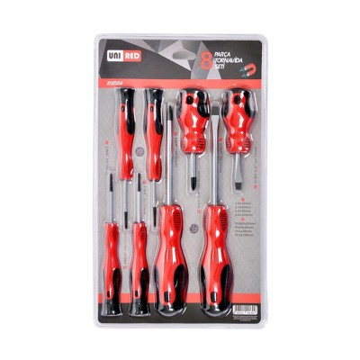 UniRed 8 Parça Tornavida Seti UniRed 8 Parça Tornavida Seti