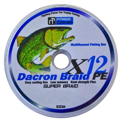 FreeCamp Dakron 12 Braid 100m 0.37mm Olta Misinası FreeCamp Dakron 12 Braid 100m 0.37mm Olta Misinası