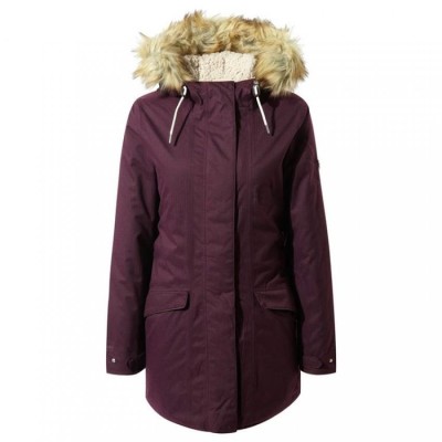 Craghoppers Inga Kadın Parka Ceket-BORDO Craghoppers Inga Kadın Parka Ceket-BORDO