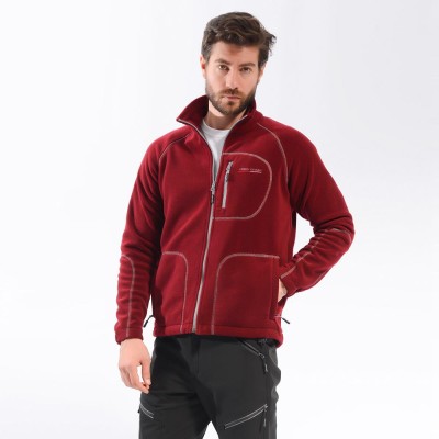FreeCamp Man Full Zipper Fleece Polar-BORDO FreeCamp Man Full Zipper Fleece Polar-BORDO