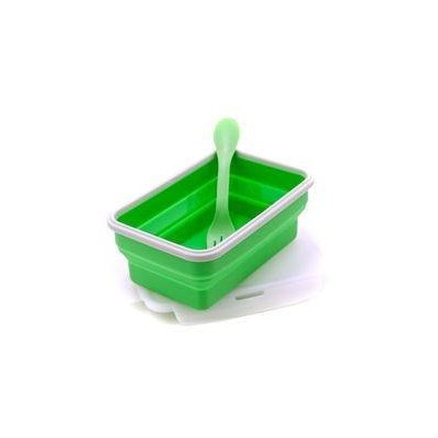 Eco Vessel Smashbox Katlanır Tabak-YEŞİL