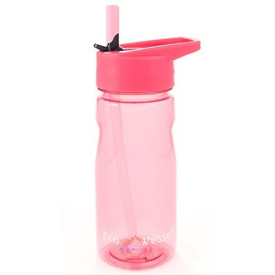 Eco Vessel Tritan Plastik Termos 0.50 Litre-PEMBE