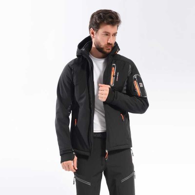 FreeCamp Eagle Softshell Ceket-SİYAH-TURUNCU FreeCamp Eagle Softshell Ceket-SİYAH-TURUNCU