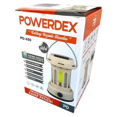 Powerdex PD-630 Solar Kamp Masa Aydınlatması