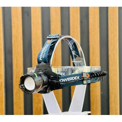 Powerdex PD-1372 Şarjl Edilebilir Pilli 25W Kafa Lambası