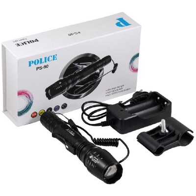 Police PS-90 Cree T6 LED Şarjlı Tüfek Feneri