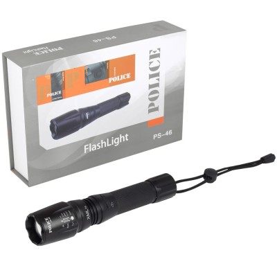 Police PS-46 XML6 LED Şarjlı El Feneri