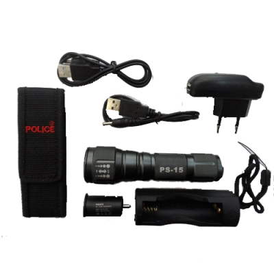 Police PS-15 Cree Power Led Zoomlu Şarjlı El Feneri