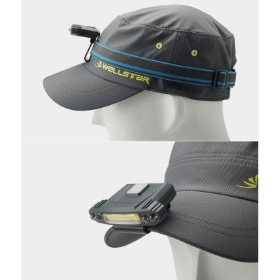 Police PS-1930 COB+4LED Şarj Edilebilir Şapka Feneri