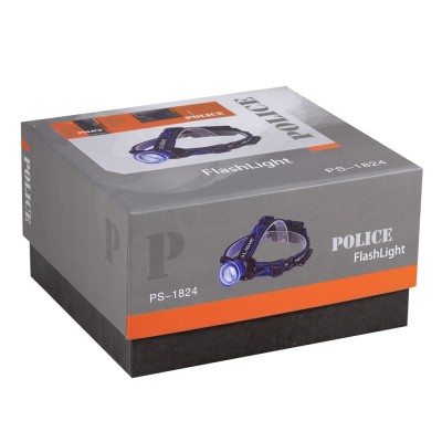 Police PS-1824 Cree T6 Led Zoom Şarj Edilebilir Kafa Feneri