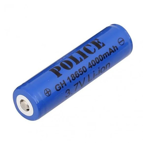 Police 18650 3.7V 4000 mAh Akım Korumalı Şarjlı Li-ion Pil