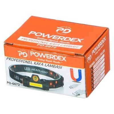 Powerdex Pd-6672 Şarjlı Magnet Kafe Feneri