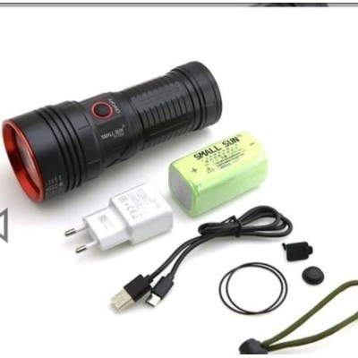 Powerdex PD-10200 Su Geçirmez 35 Watt 3500 Lümen Süper Güçlü LED Profesyonel Şarjlı El Feneri