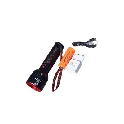 Powerdex PD-6900 Zoomlu Şarjlı El Feneri 20W 2000 Lümen