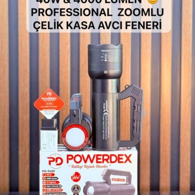 Powerdex Pd-9400 Şarjlı 40w Le Projektör