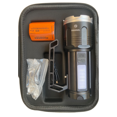 Powerdex PD-14700 Uzun Menzilli Şarjlı El Feneri 6000 Lümen