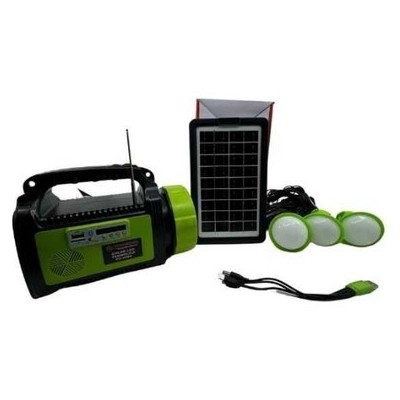 PD-9090 POWERDEX 50W Radyolu 3 Ampüllü Solar Şarjlı Projektör Set