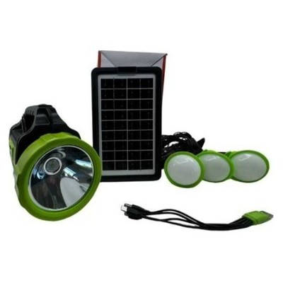 PD-9090 POWERDEX 50W Radyolu 3 Ampüllü Solar Şarjlı Projektör Set