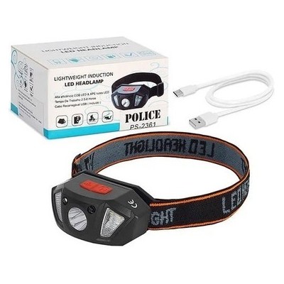 Police PS-2361 Sensörlü Şarjlı Kafa Lambası
