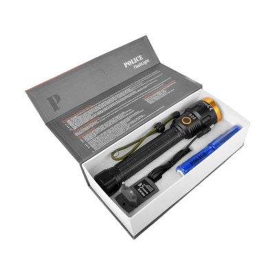 Police PS-97 T6 Cree Led Pil Göstergeli Şarjlı El Feneri