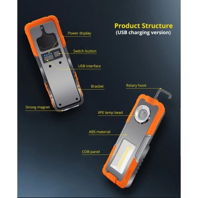 Police PE-329 Şarjlı Mıknatıslı Tamirci Feneri