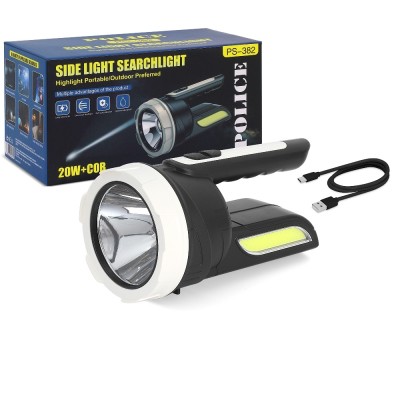 Police PS-382 Şarjlı Projektör Spot Fener