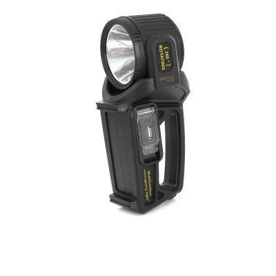 Police PS-384 Şarjlı Güneş Enerjili Spot Fener Döner Başlı