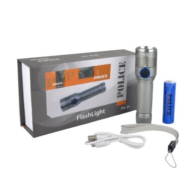 Police PS-34 Şarjlı Zoomlu El Feneri