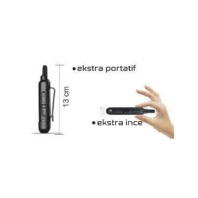 Hi-Com Lisanssız Siyah Telsiz