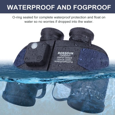 APEXEL 10X50 Deniz Dürbün Uzaklık Ölçer Pusula Avcılık Tekne Gezisi Kuş Gözlemciliği Azot Yüzen Su Geçirmez