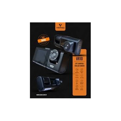 3 Kameralı Wifi'li Araç Kayıt Kamerası Vr-09 | Geniş Görüş – Gece Görüş – Otopark Modu