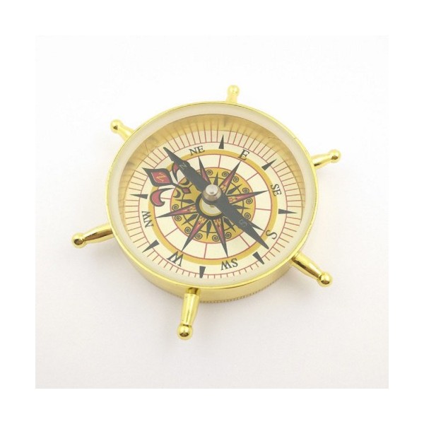 Nikula-Estetik Tasarım Dümen Model Pirinç Pusula