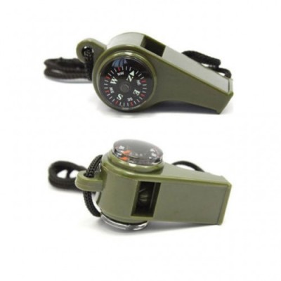 Nikula-Çok Fonksiyonlu Düdük Pusula, Kamp Termometre Acil Survival Dişli Düdük