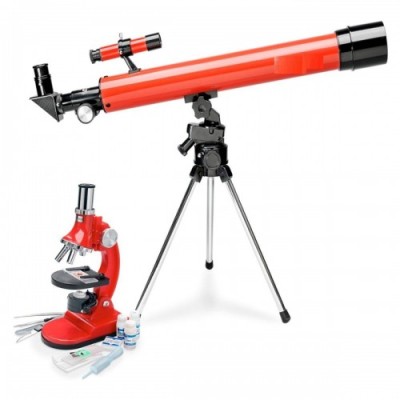 Tasco-500x50 Teleskop & Mikroskop Set