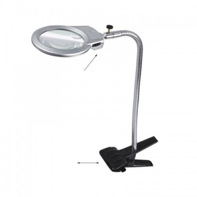 Nikula-2.5x90 Mm 5x24 Mm BÃ¼yÃ¼teÃ§, MandallÄ± Metal Hortumlu Masa Ã¼stÃ¼ BÃ¼yÃ¼teÃ§