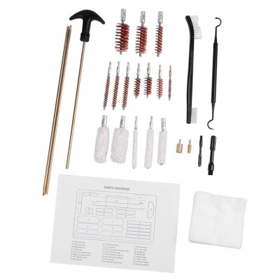 Nikula-24 Adet Evrensel Av Silah Temizleme Kiti Tüfek Tabanca Temizleme Seti