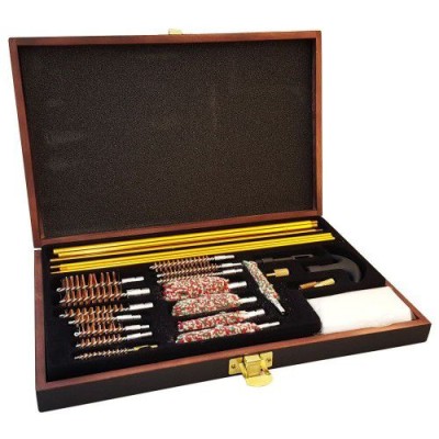 Nikula-27parÃ§a AhÅŸap Kutu Evrensel Tabanca Temizleme Seti