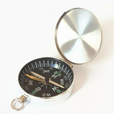 Nikula-Mini taÅŸÄ±nabilir  kapaklÄ± cep saati model alÃ¼minyum iÄŸne kÄ±lÄ±tlÄ±  pusula G45-1