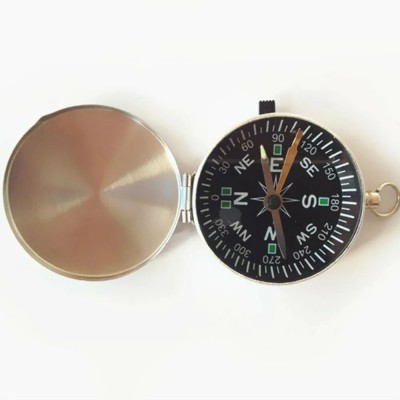 Nikula-Mini taÅŸÄ±nabilir  kapaklÄ± cep saati model alÃ¼minyum iÄŸne kÄ±lÄ±tlÄ±  pusula G45-1