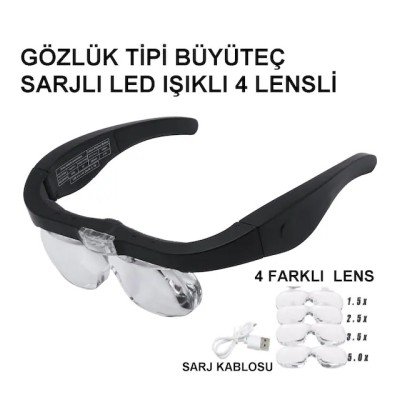 Nikula- ÅžarjlÄ± gÃ¶zlÃ¼k BÃ¼yÃ¼teÃ§  4 FarklÄ± Lens -11537dc