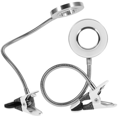 Nikula-8x BÃ¼yÃ¼tmeli MandallÄ±, Usb giriÅŸli Masa LambalÄ±, Okuma ve GÃ¼zellik Salon iÃ§in BÃ¼yÃ¼teÃ§ 2088A