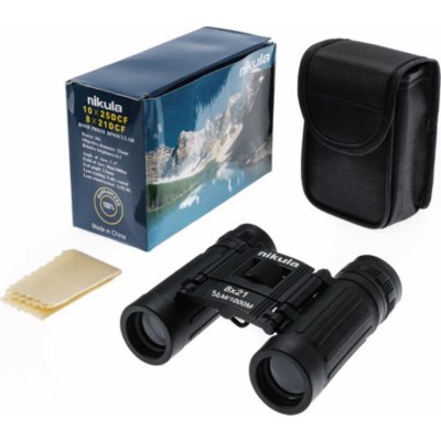 8x21 Nikula DÃ¼rbÃ¼n Siyah  Av DÃ¼rbÃ¼nÃ¼ 56m/1000m KauÃ§uk Kaplama