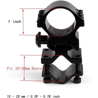 Evrensel Namlu Montaj AdaptÃ¶rÃ¼ El Feneri Lazer MeÅŸale silah niÅŸan dÃ¼rbÃ¼nÃ¼ iÃ§in