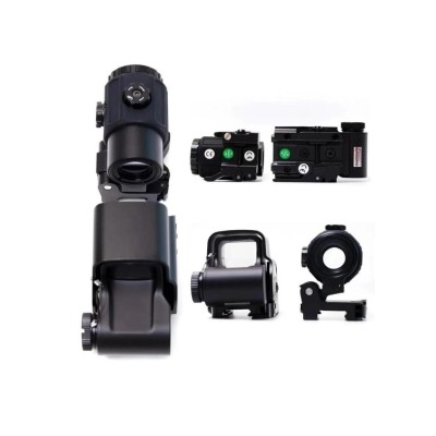 Nikula 558-G43 XPS2 Hedef İşaretleyici Red Dot - Holografik Nişangâh, 5x Büyütmeli Set-Siyah