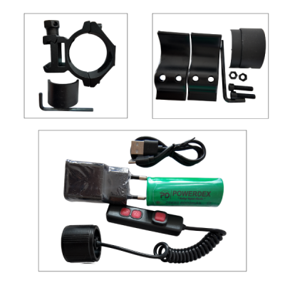 Powerdex PD-615 Profesyonel Tüfek Avcı Feneri 20 Watt