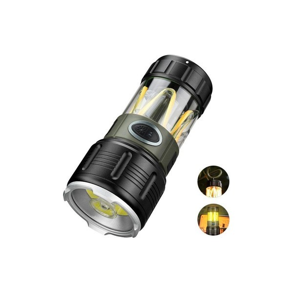 Wison WS-705 Çok Fonksiyonlu Kamp Lambası, Şerit LED Işıklı, El Feneri 10 watt