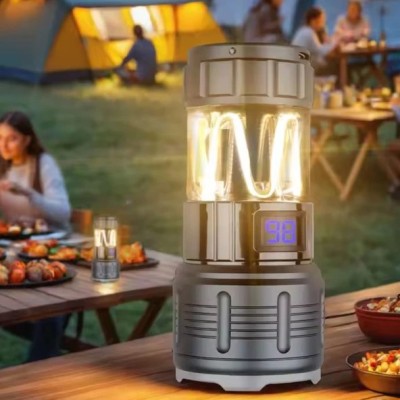 Wison WS-705 Çok Fonksiyonlu Kamp Lambası, Şerit LED Işıklı, El Feneri 10 watt