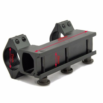 10cm düşük profil taktik bir tüp kapsam dağı 25.4mm yüzükler Fit 20mm sabitleme kaidesi