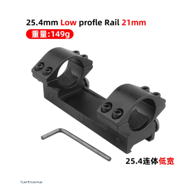 10cm düşük profil taktik bir tüp kapsam dağı 25.4mm yüzükler Fit 20mm sabitleme kaidesi