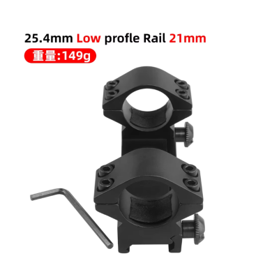 10cm düşük profil taktik bir tüp kapsam dağı 25.4mm yüzükler Fit 20mm sabitleme kaidesi